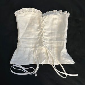 Reformation Linen Tube Top